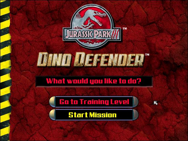 jurassic park 3 dino defender online game