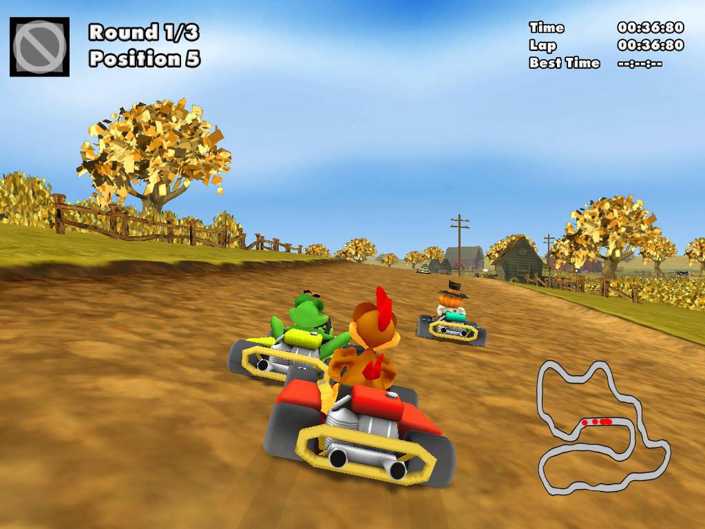 Moorhuhn Kart 2 XS Game) (2004 Simulation Download