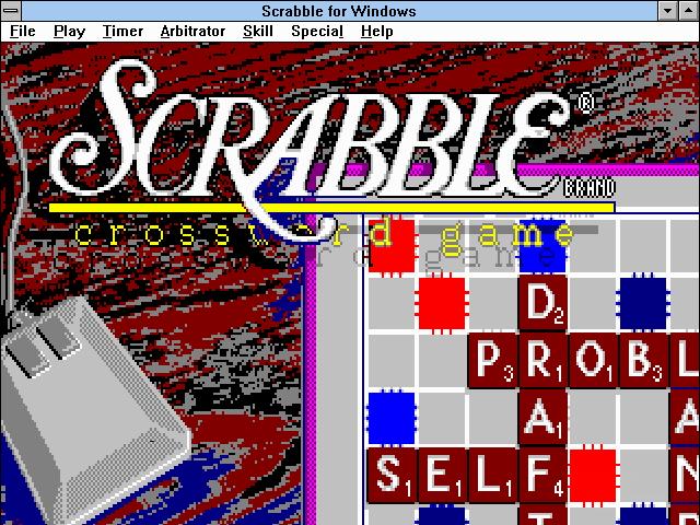 scrabble played against computer