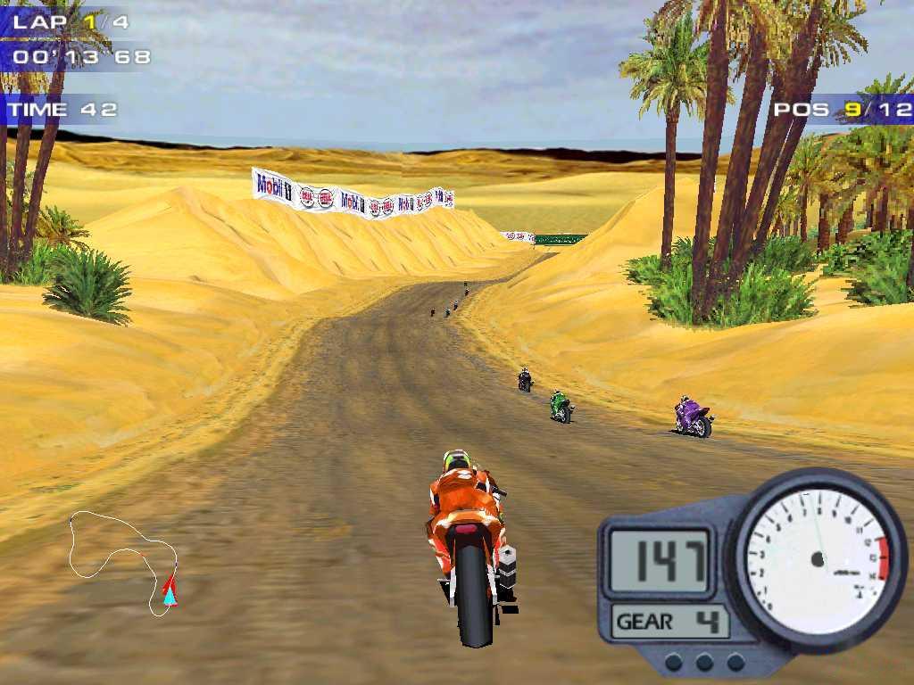 moto racer 2 graphics