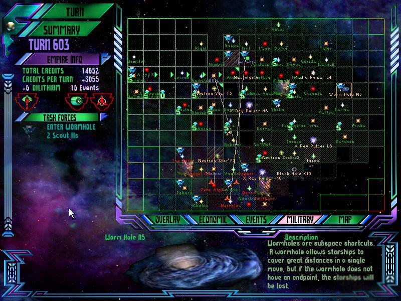 pc game star map screen
