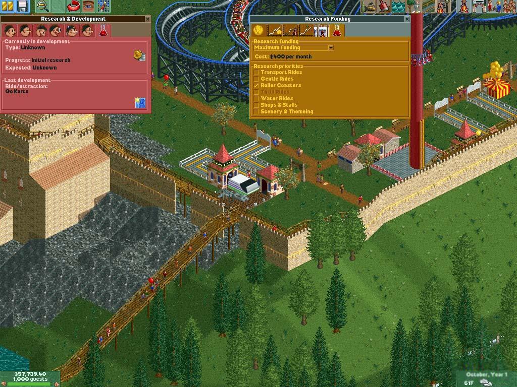 how to buy land in rollercoaster tycoon classic