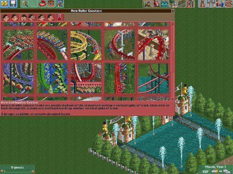 rollercoaster tycoon deluxe desroying trees