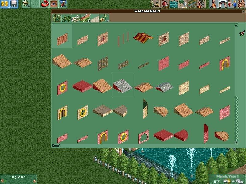 rollercoaster tycoon deluxe desroying trees