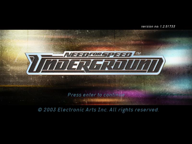 Need for Speed: Underground Download (2003 Simulation Game)