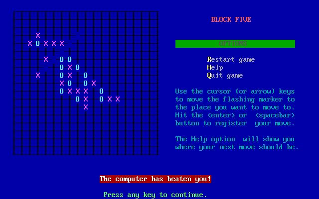 Block Five Download (1986 Board Game)