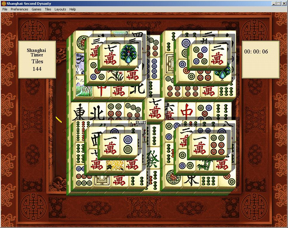 Mahjong Shanghai Dynasty  Play Mahjong Shanghai full screen online