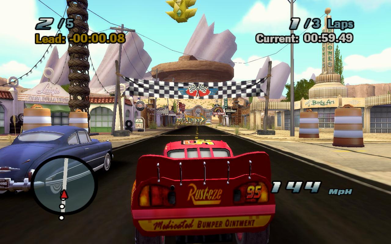 disney pixar cars video game