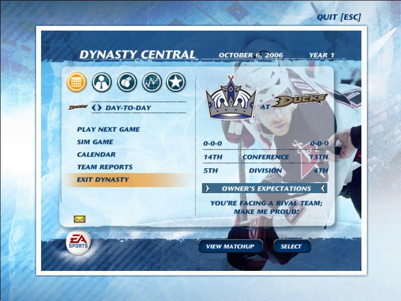 NHL 07 - 2007 NHL All Star Game - CPU vs CPU - Superstar